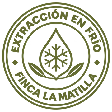 Sello Finca La Matilla: extracción en frío